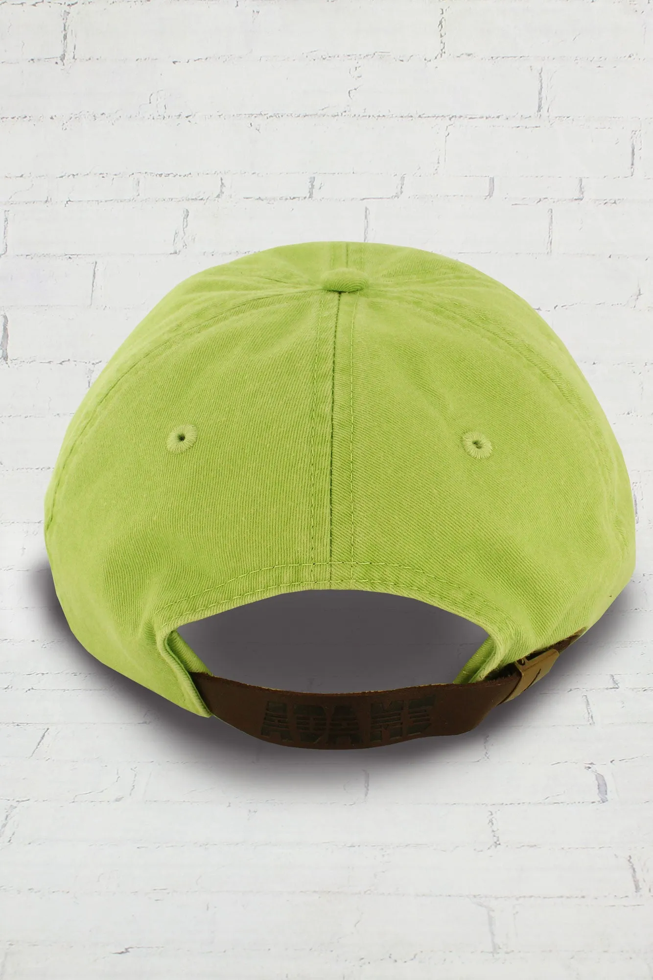 Washed Lime Baseball Cap