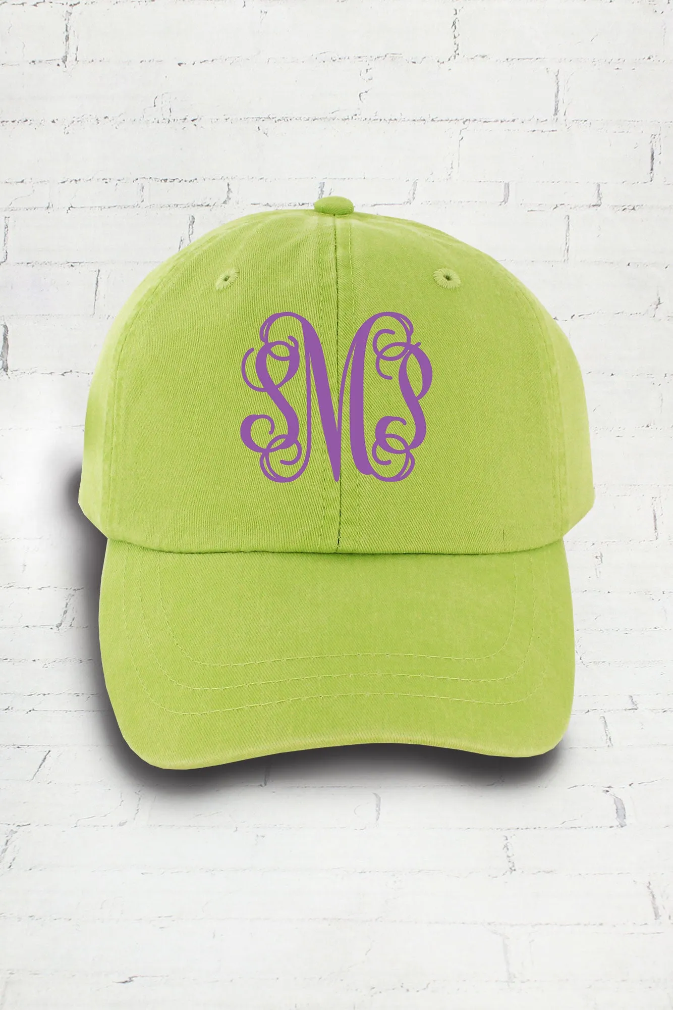 Washed Lime Baseball Cap