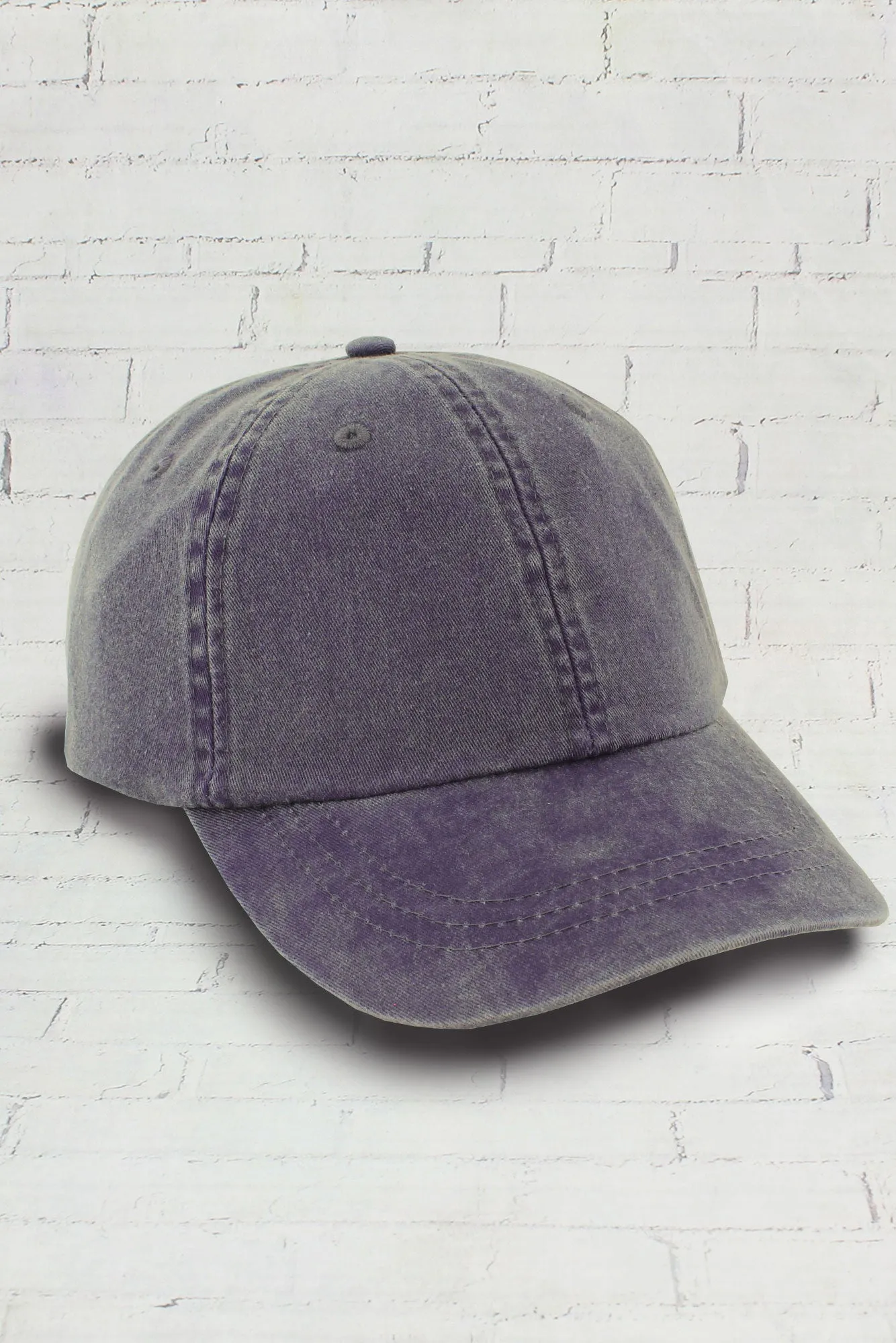 Washed Purple Baseball Cap