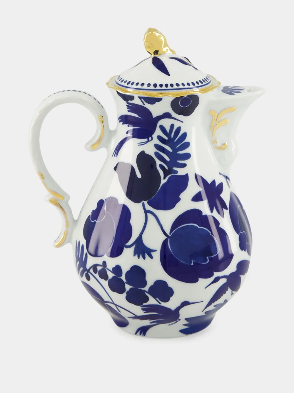Wildbird Blue Porcelain Mama Teapot