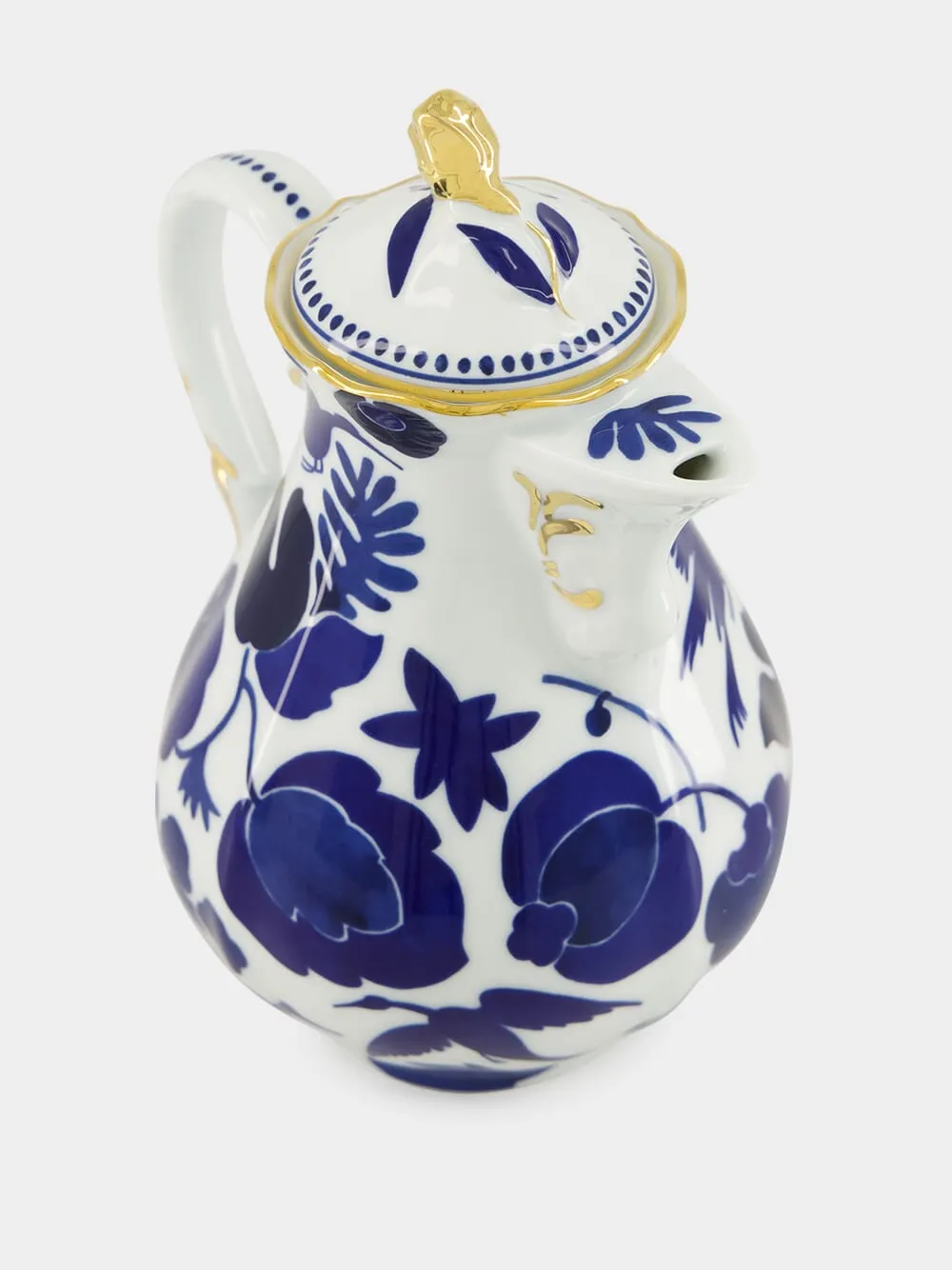 Wildbird Blue Porcelain Mama Teapot