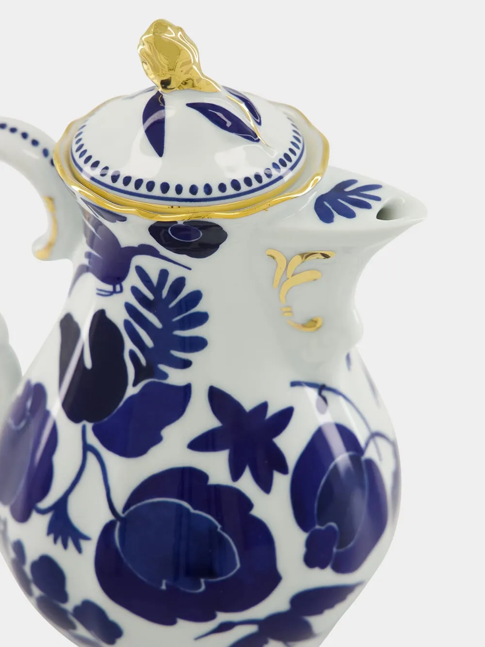 Wildbird Blue Porcelain Mama Teapot