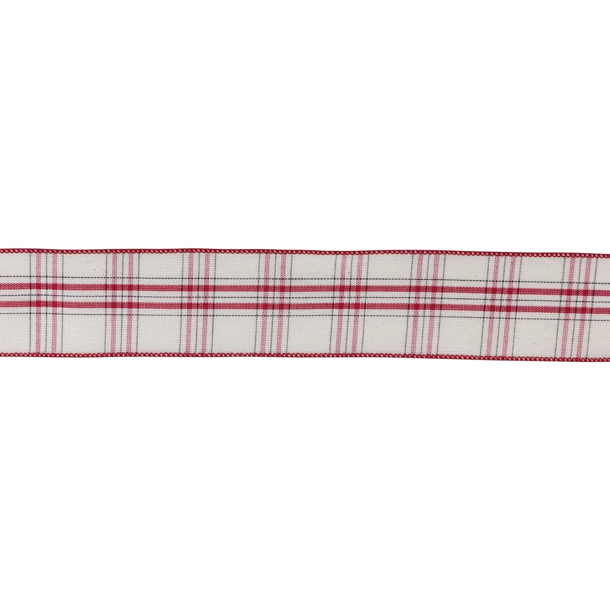Wired Cotton Ribbon 2.5" x 10 yds. (Set of 2)