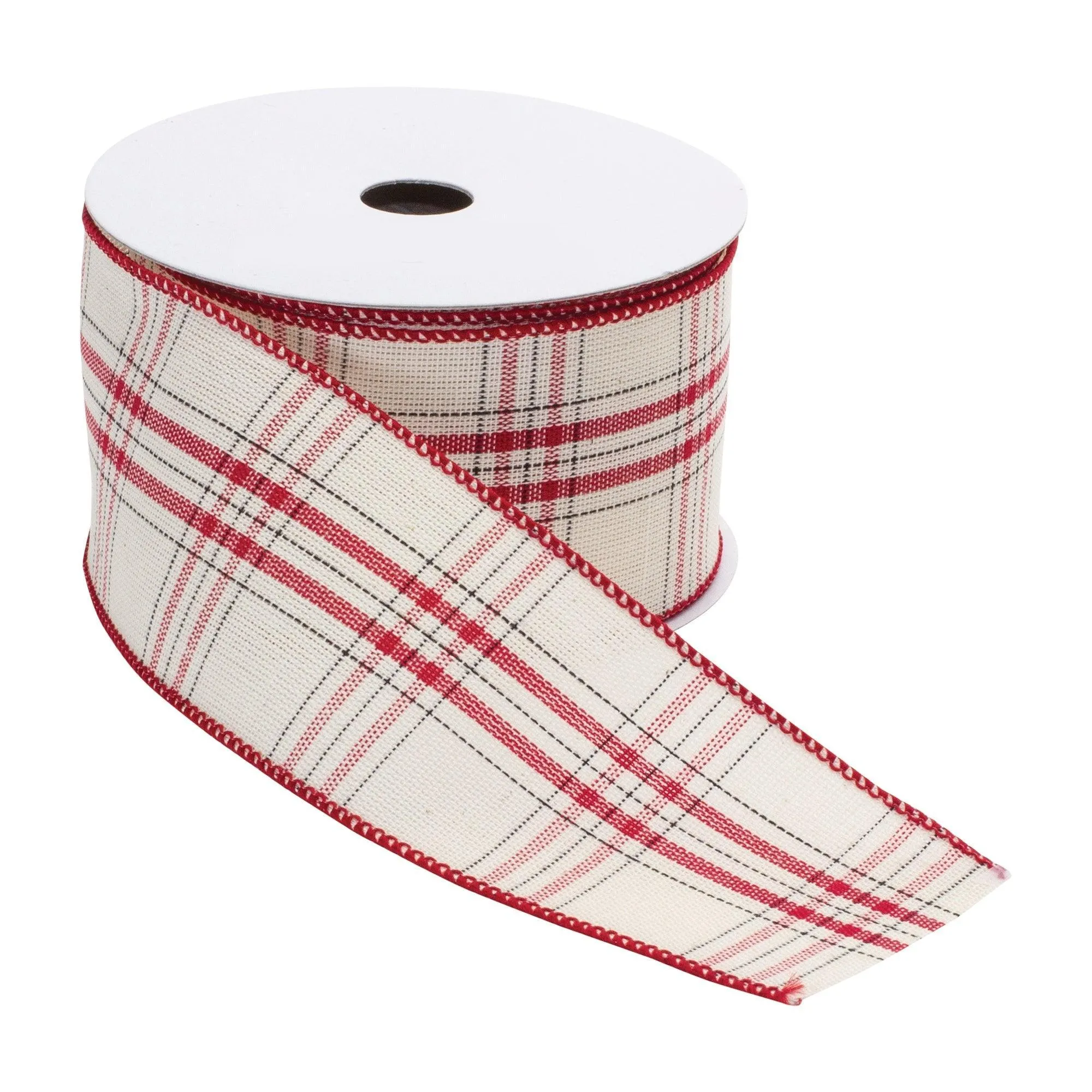 Wired Cotton Ribbon 2.5" x 10 yds. (Set of 2)