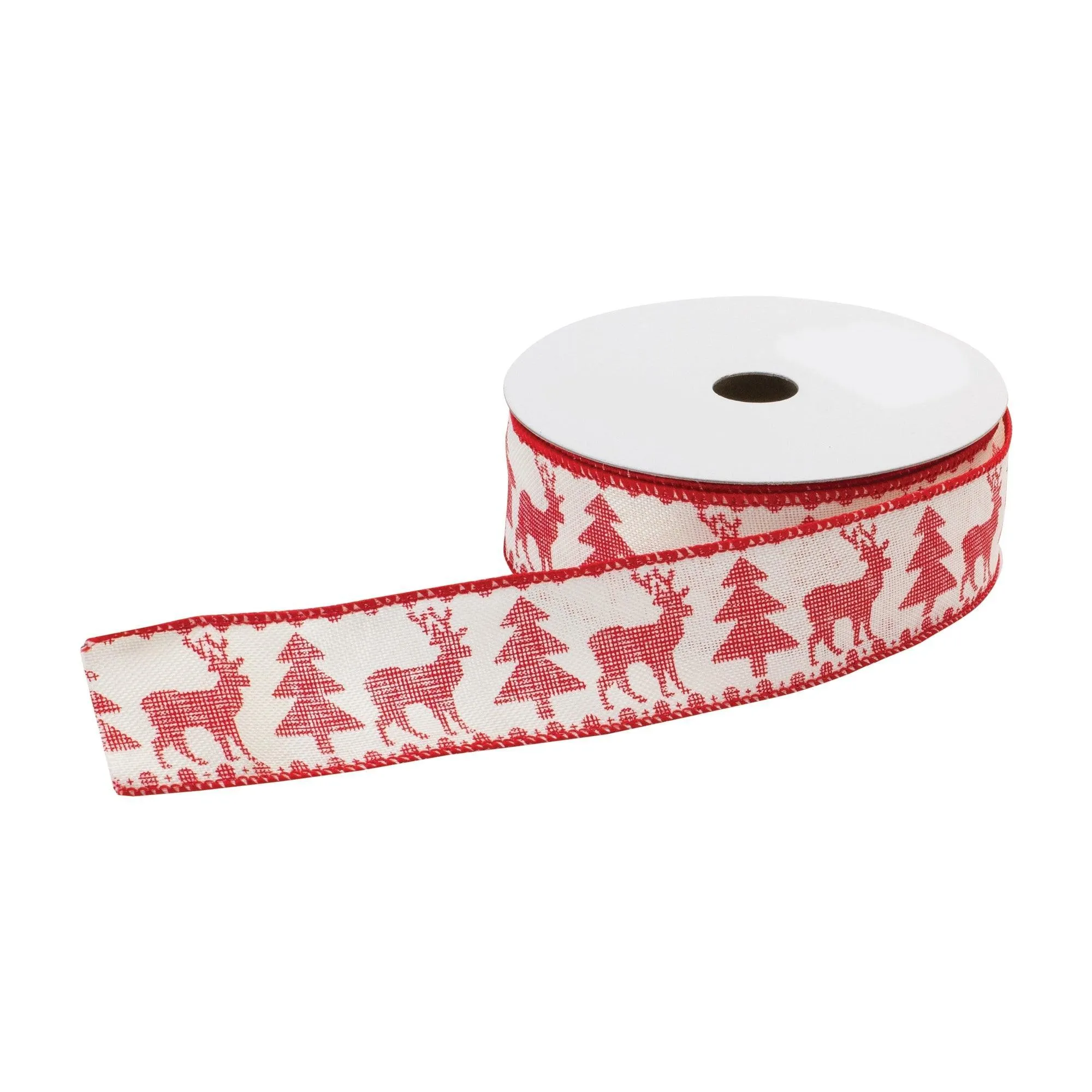 Wired Polyester Ribbon 2.5" x 10 yds. (Set of 2)