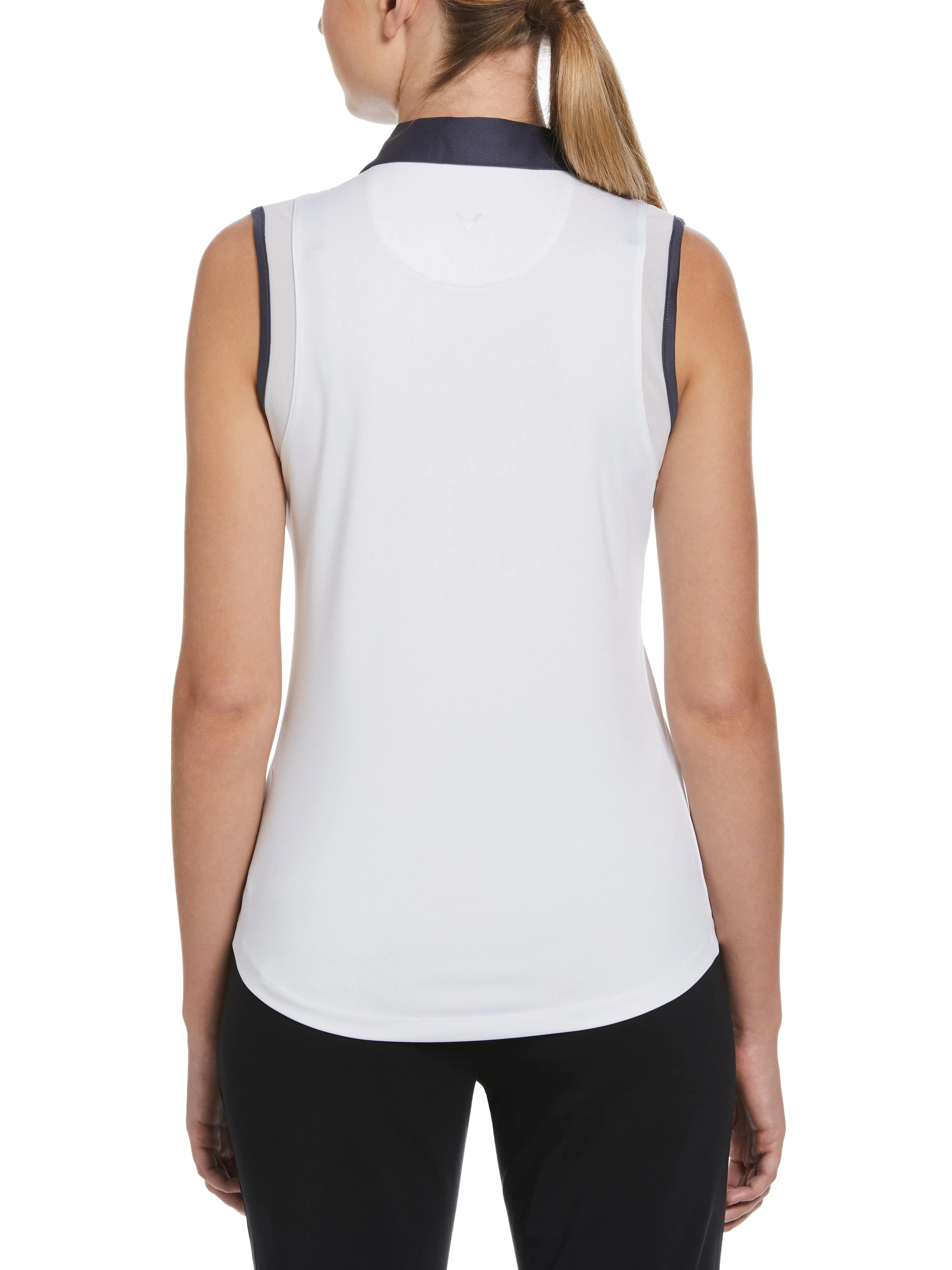 Womens Engineered Evanescent Geo Print Golf Shirt