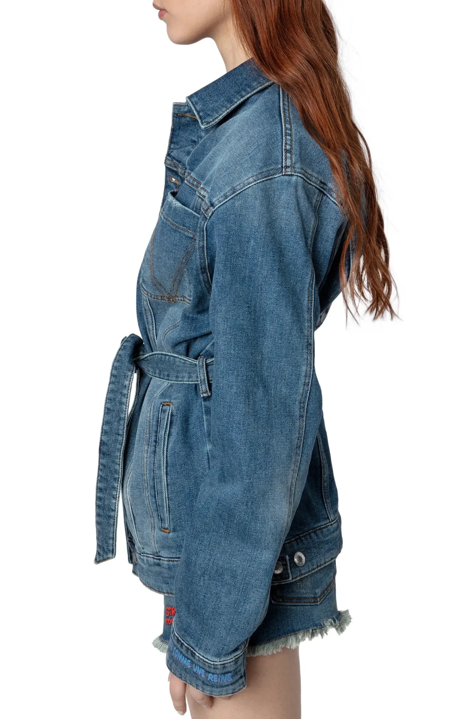 Zadig & Voltaire Kiome Denim Eco Boss Jacket
