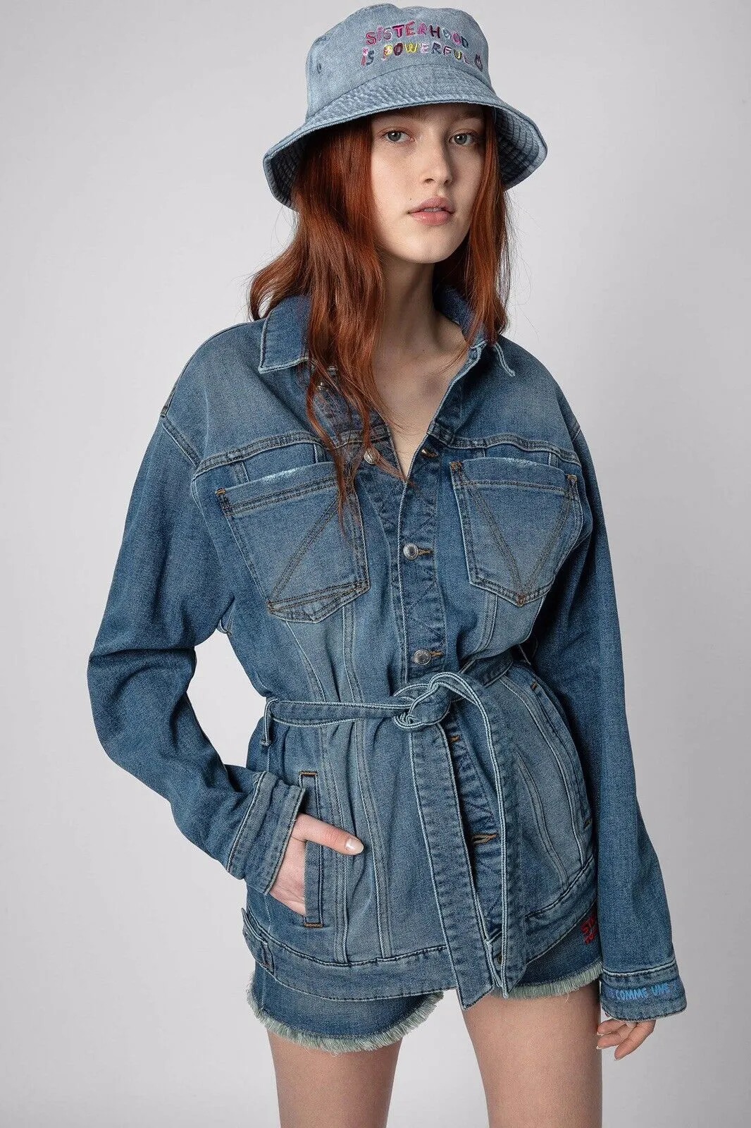 Zadig & Voltaire Kiome Denim Eco Boss Jacket